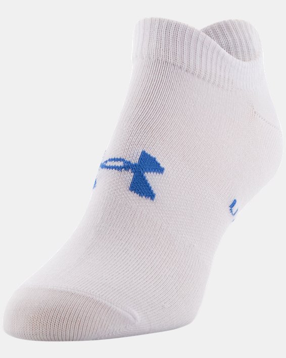 Women's UA Essential No Show – 6-Pack Socks, Blue, pdpMainDesktop image number 4
